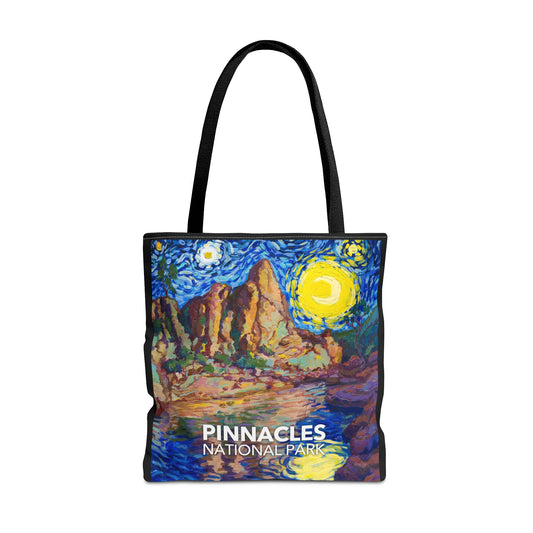 Pinnacles National Park Tote Bag - The Starry Night Large