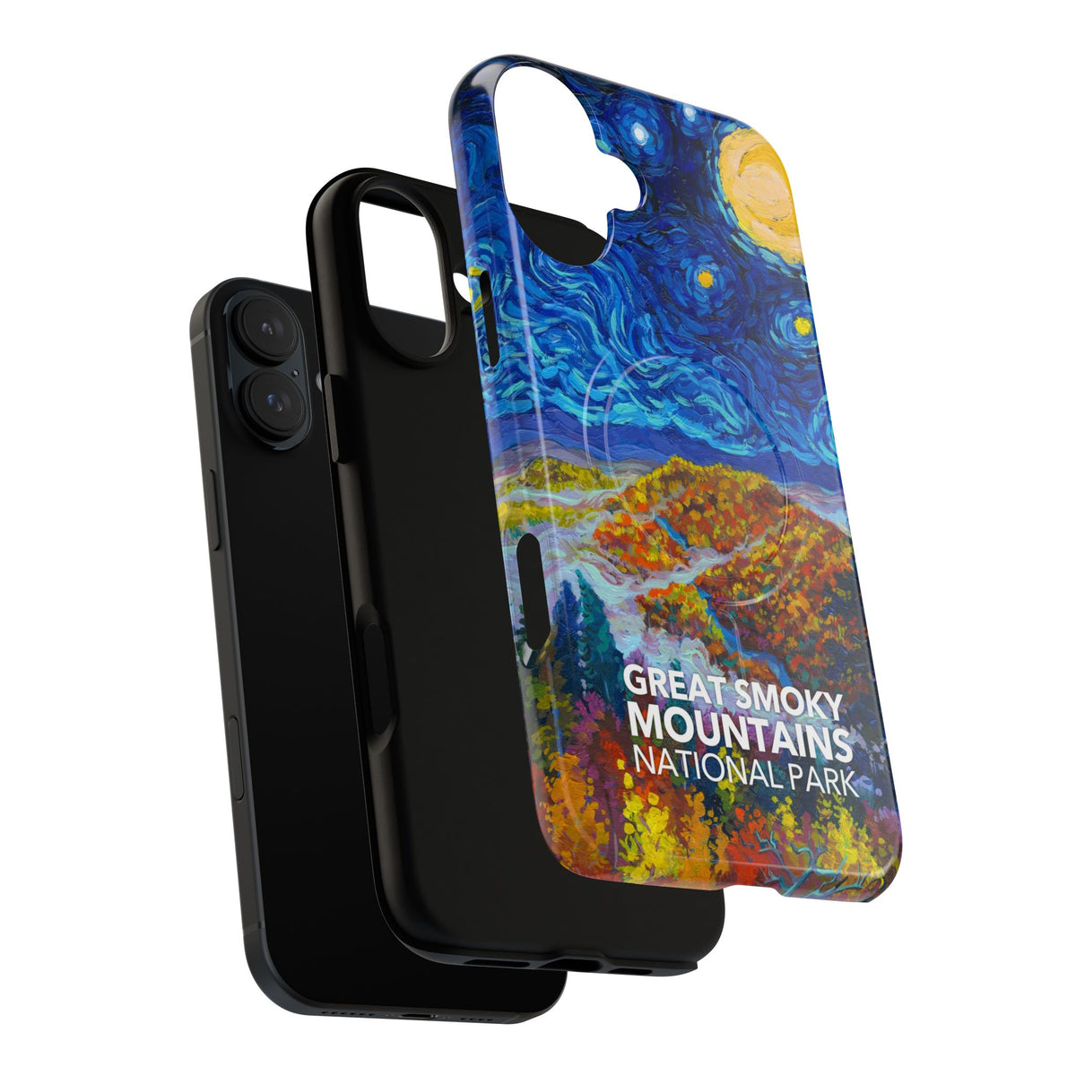 Great Smoky Mountains National Park iPhone Case with MagSafe - Starry Night