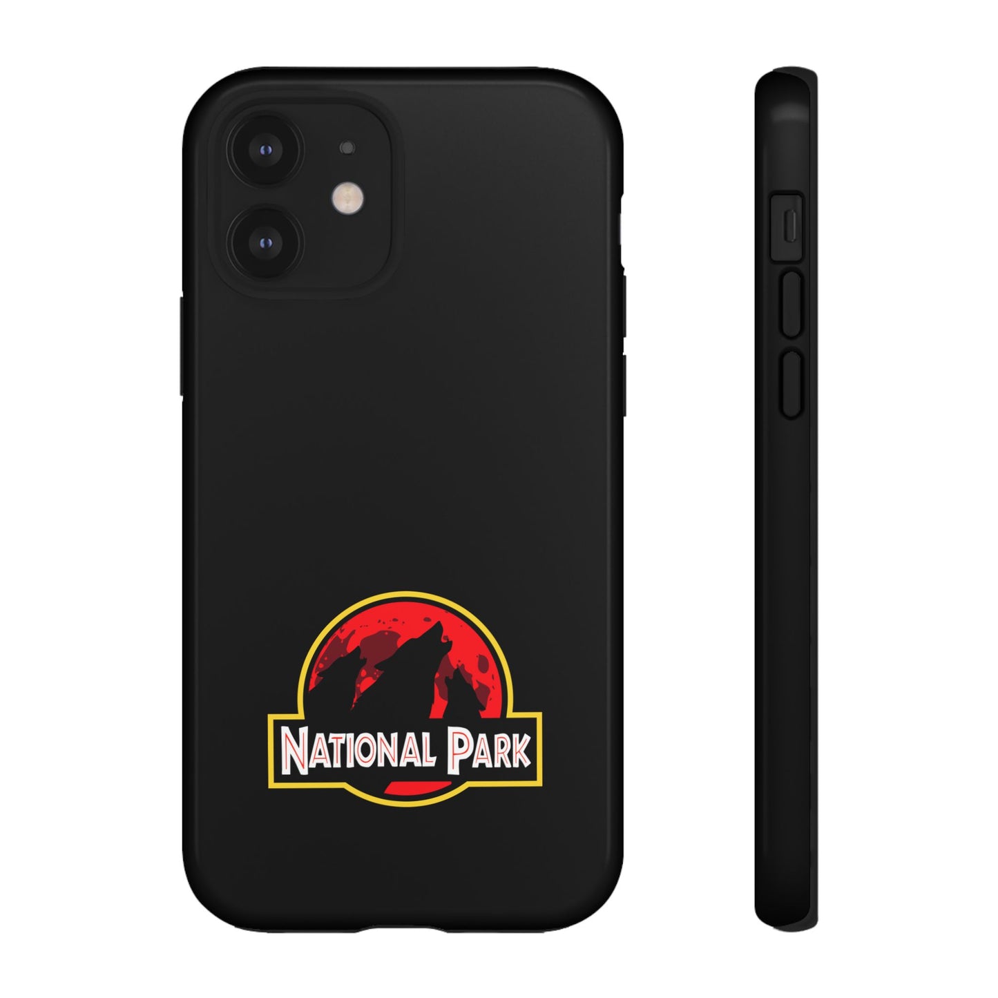 3 Wolf National Park iPhone Case - Parody Logo