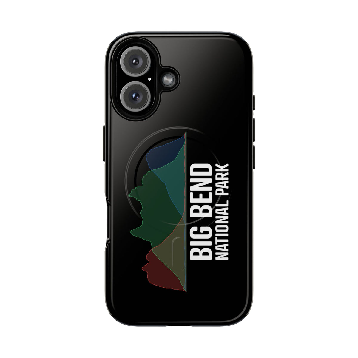 Big Bend National Park iPhone Case with MagSafe - Histogram Design