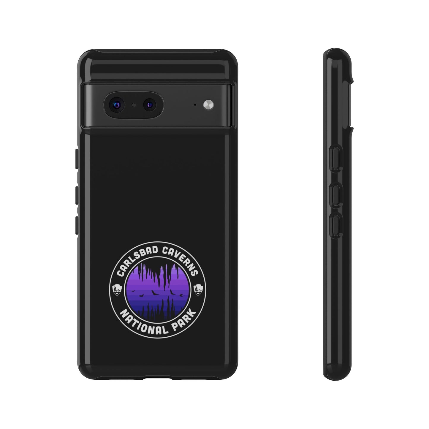 Carlsbad Caverns National Park Phone Case - Round Emblem Design