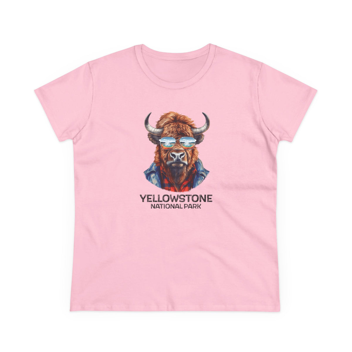 Yellowstone National Park Women's T-Shirt - Cool Bison