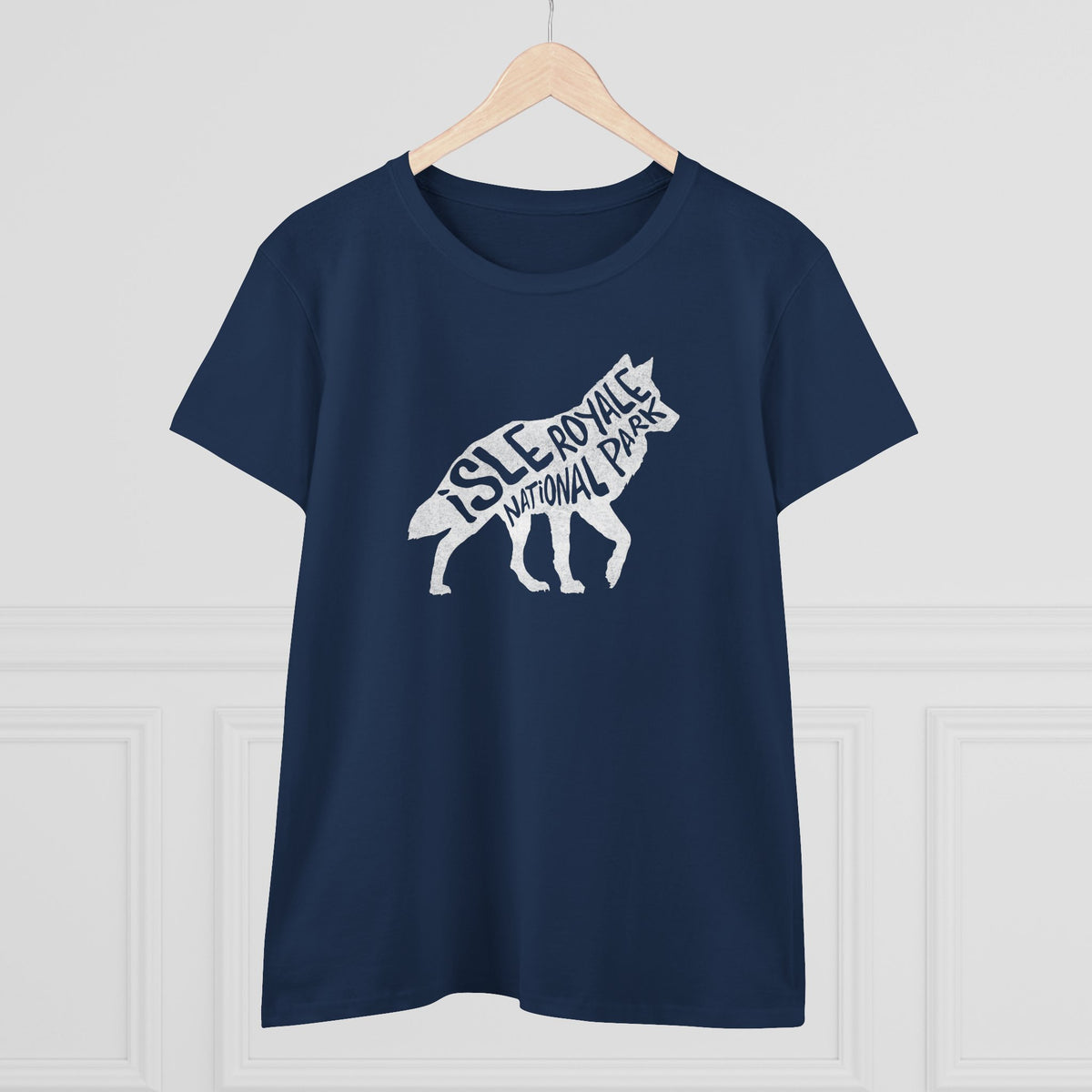Isle Royale National Park Women's T-Shirt - Wolf
