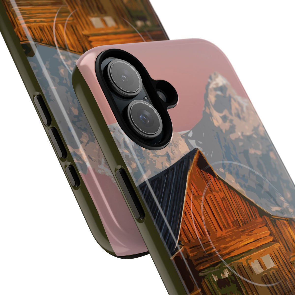Grand Teton National Park iPhone Case with MagSafe - Moulton Barn
