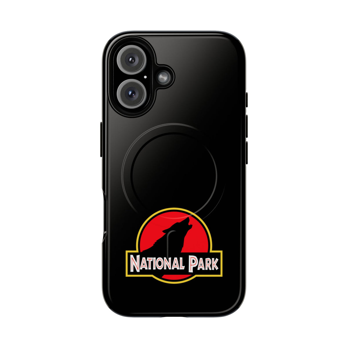 Wolf National Park iPhone Case with MagSafe - Parody Logo