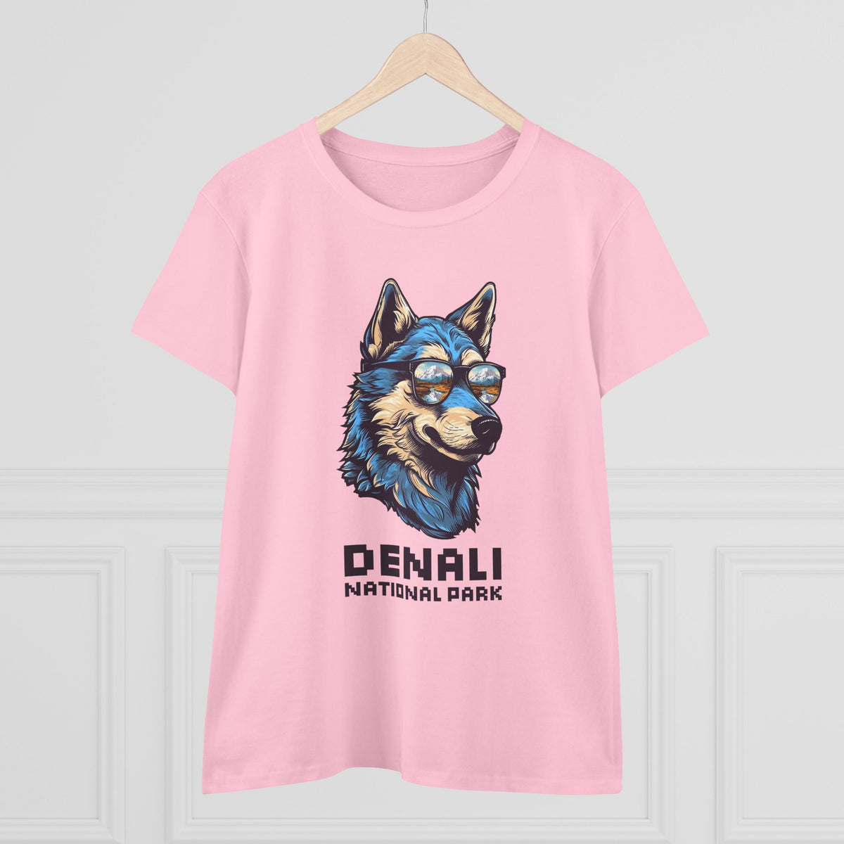 Denali National Park Women's T-Shirt - Cool Wolf