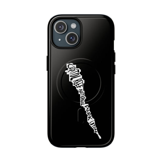 Capitol Reef National Park iPhone Case with MagSafe - Map Design
