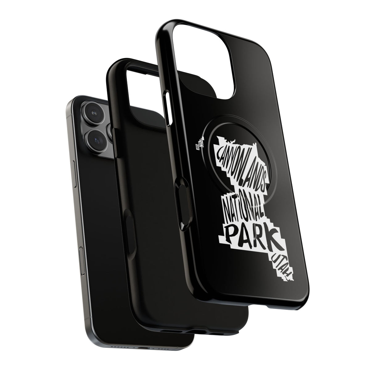 Canyonlands National Park iPhone Case with MagSafe - Map Design
