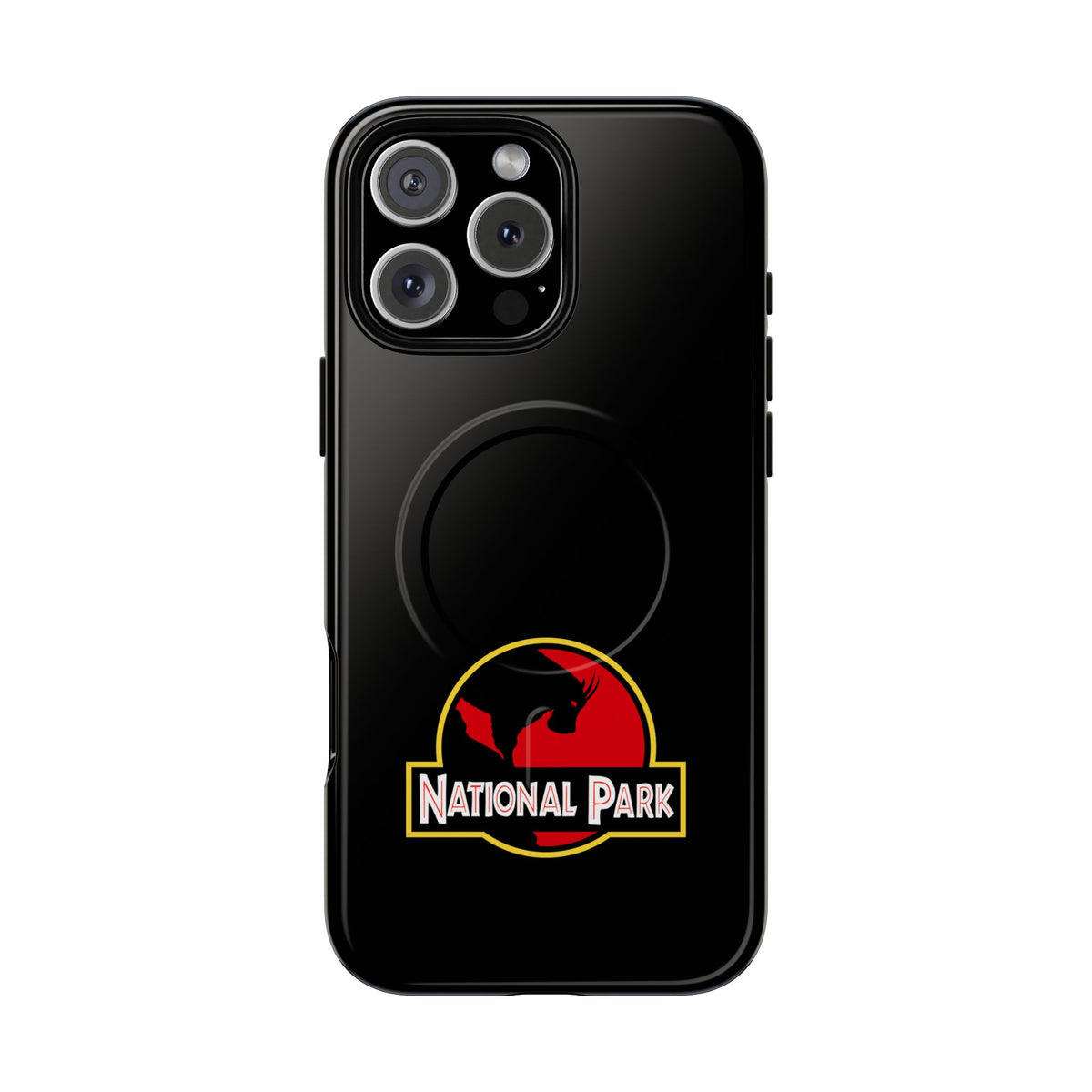 Mountain Goat National Park iPhone Case with MagSafe - Parody Logo
