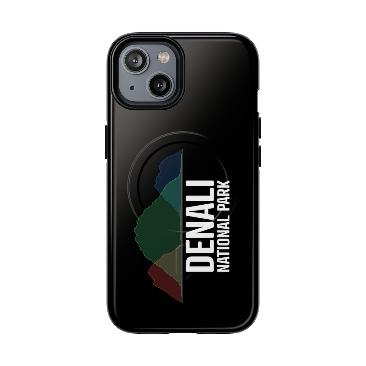 Denali National Park iPhone Case with MagSafe - Histogram Design