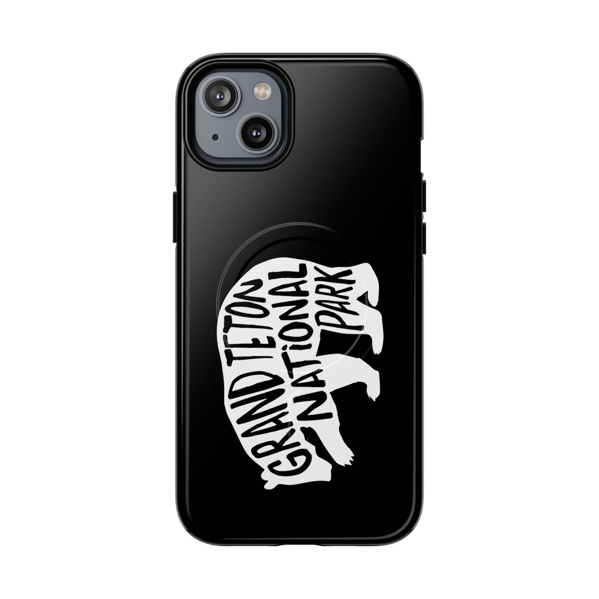 Grand Teton National Park iPhone Case with MagSafe - Grizzly Bear Design