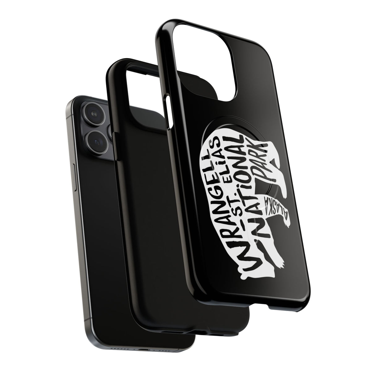 Wrangell - St. Elias National Park iPhone Case with MagSafe - Grizzly Bear Design