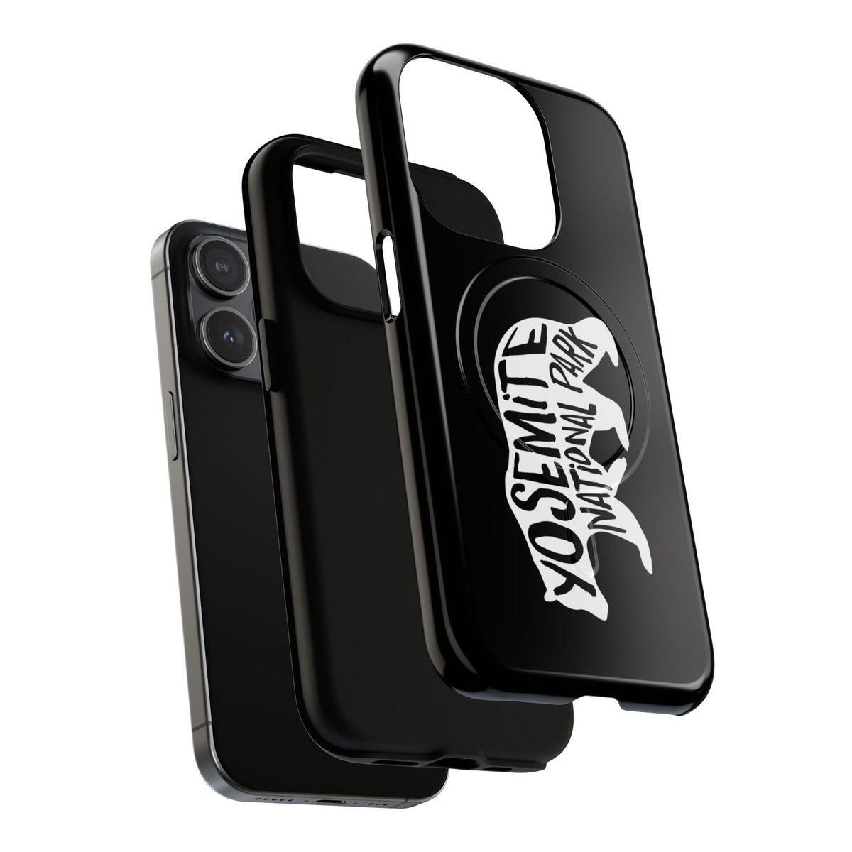 Yosemite National Park iPhone Case with MagSafe - Black Bear Design