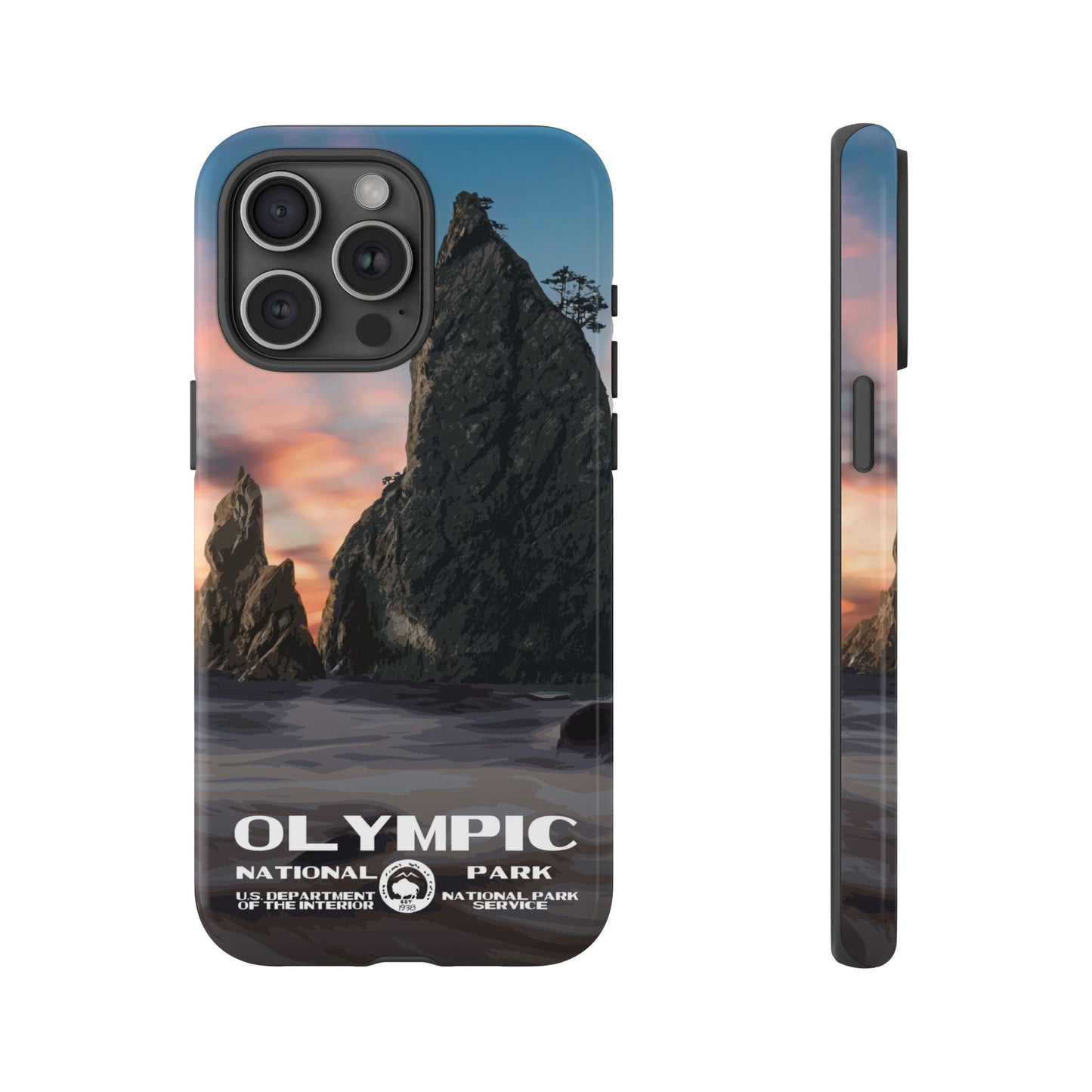 Olympic National Park Phone Case - WPA Style