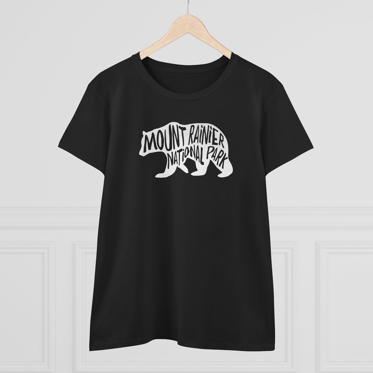 Mount Rainier National Park Women's T-Shirt - Black Bear