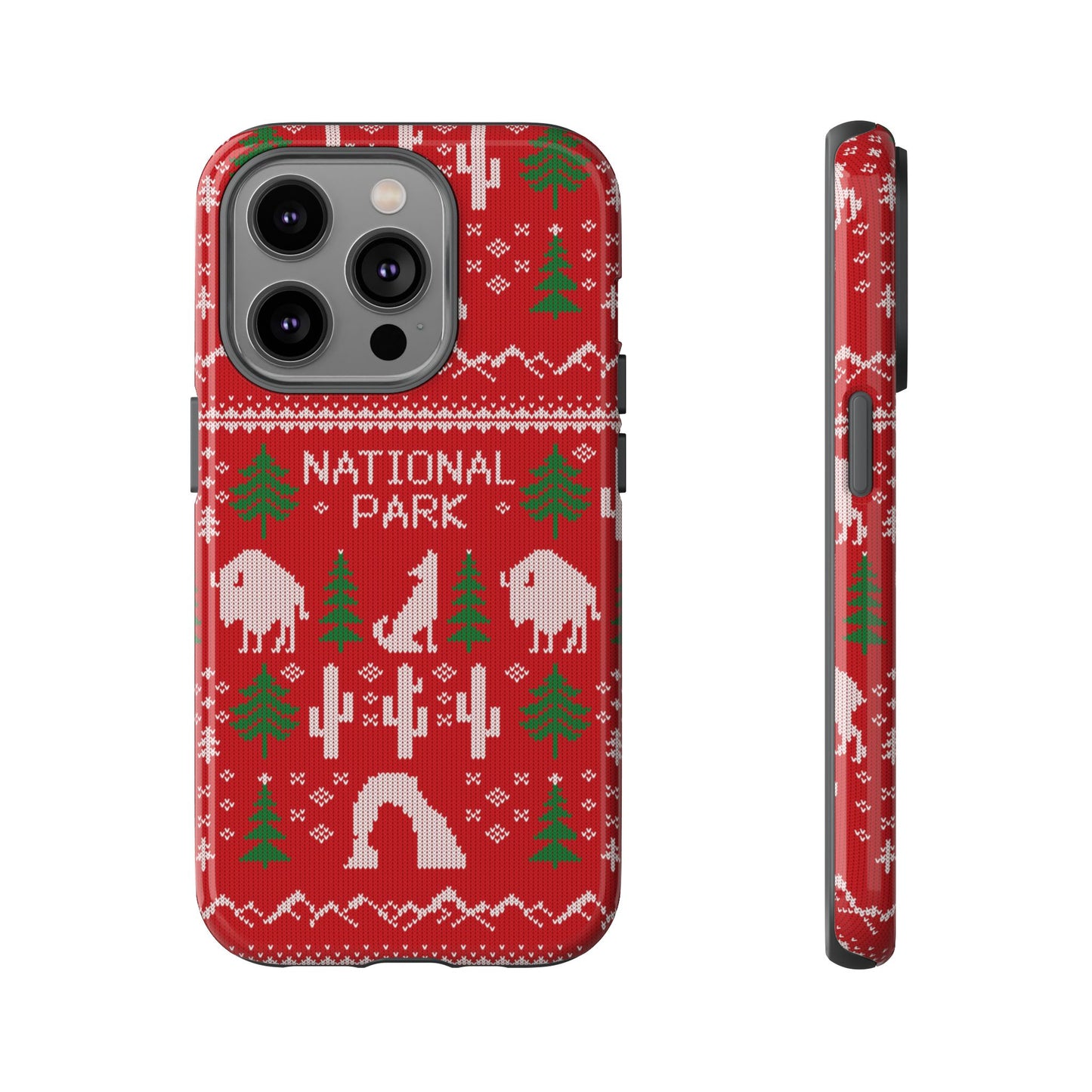 National Park Phone Case - Fair Isle Pattern