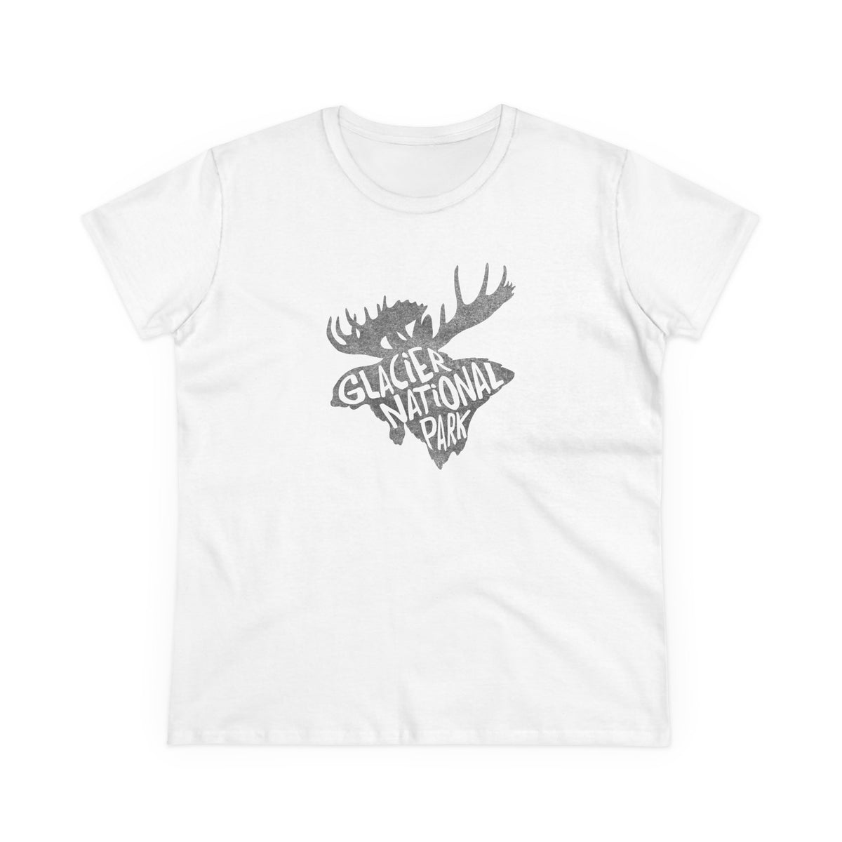 Glacier National Park Women's T-Shirt - Moose