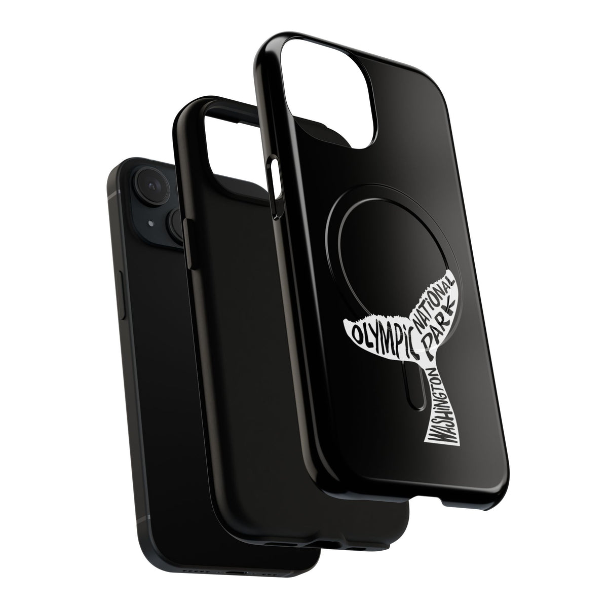 Olympic National Park iPhone Case with MagSafe - Humpback Whale Tail Design