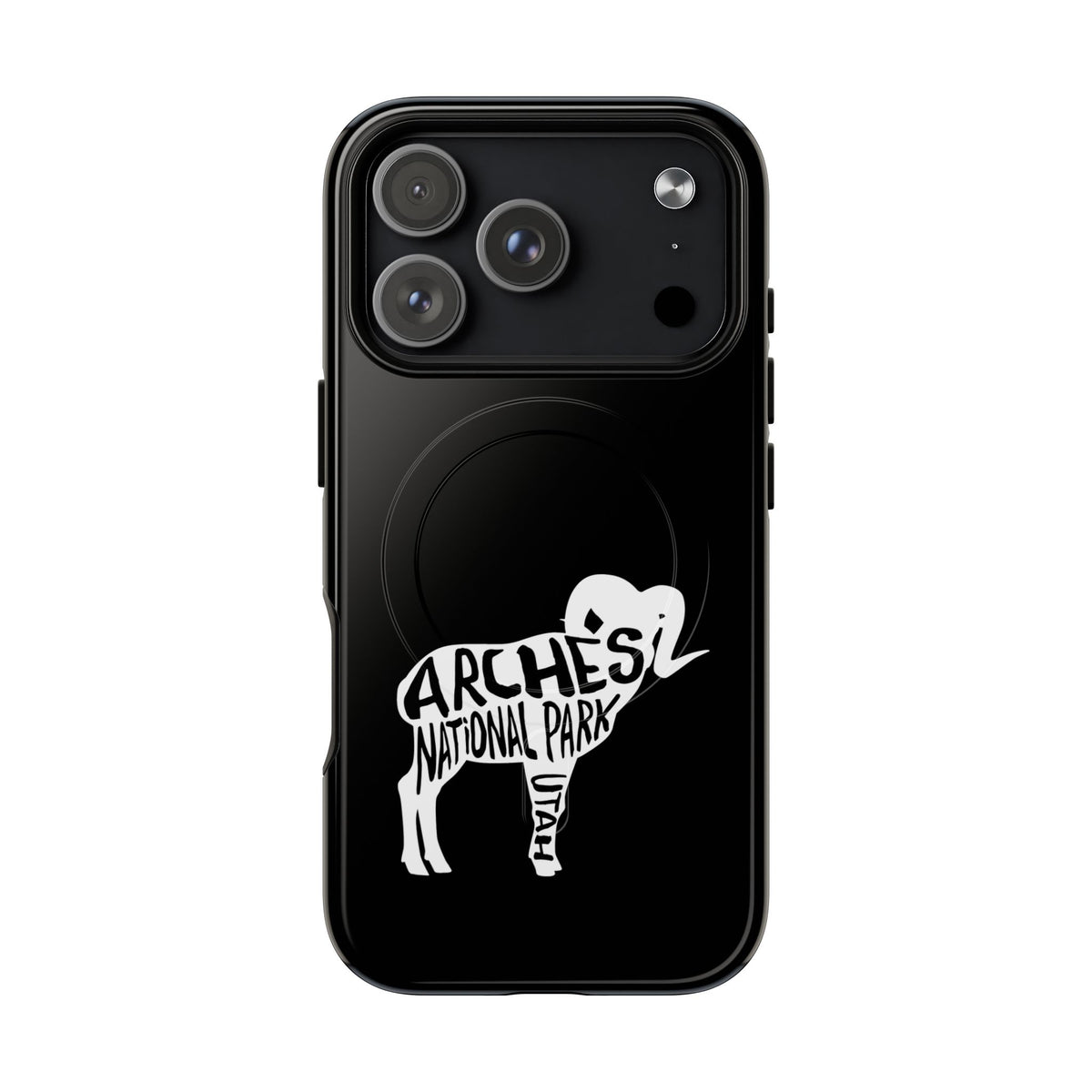 Arches National Park iPhone Case with MagSafe - Bighorn Sheep Design