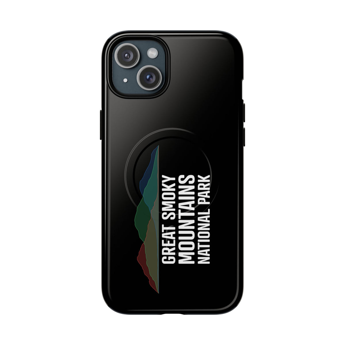Great Smoky Mountains National Park iPhone Case with MagSafe - Histogram Design