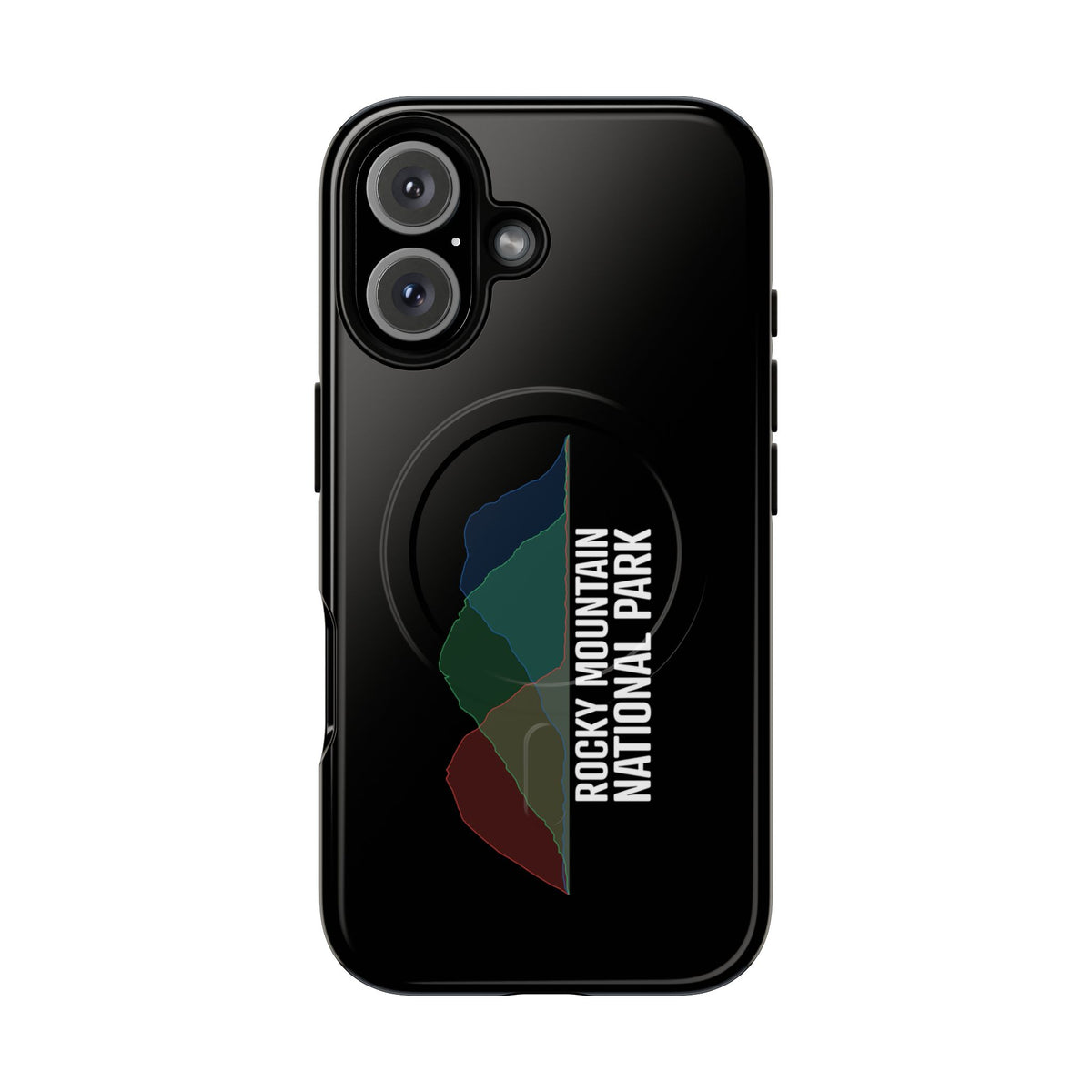 Rocky Mountain National Park iPhone Case with MagSafe - Histogram Design