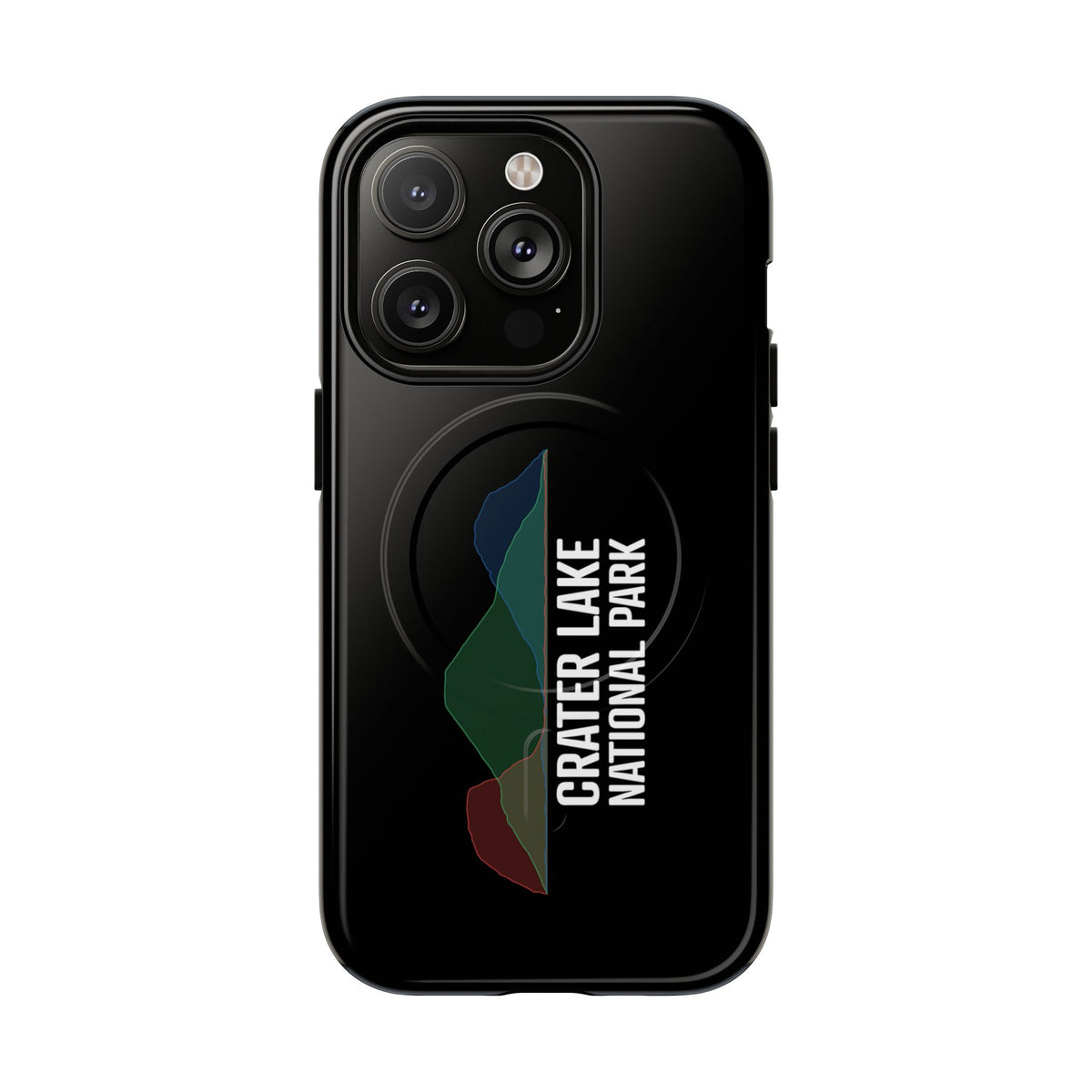 Crater Lake National Park iPhone Case with MagSafe - Histogram Design