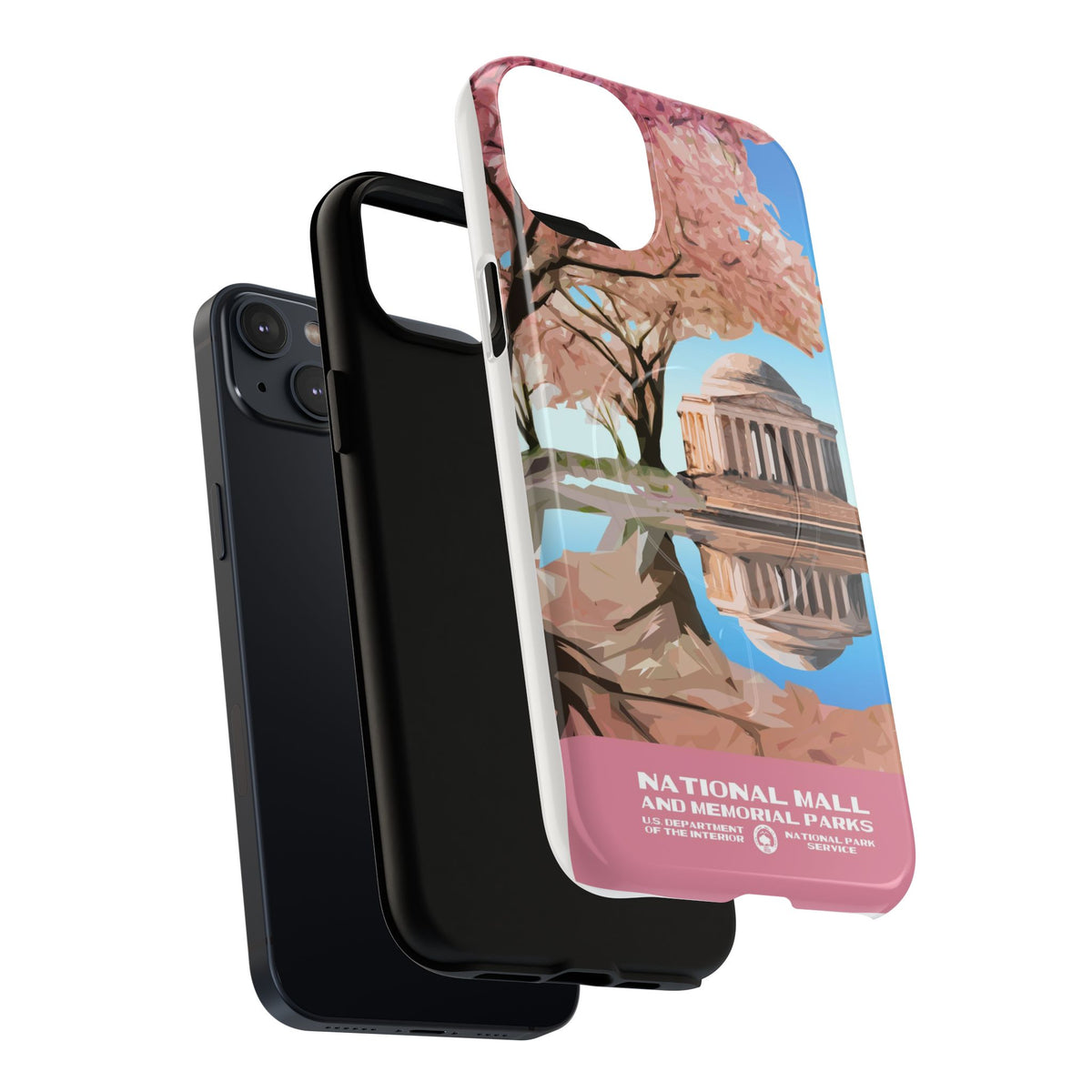 National Mall Washington DC iPhone Case with MagSafe - WPA Design