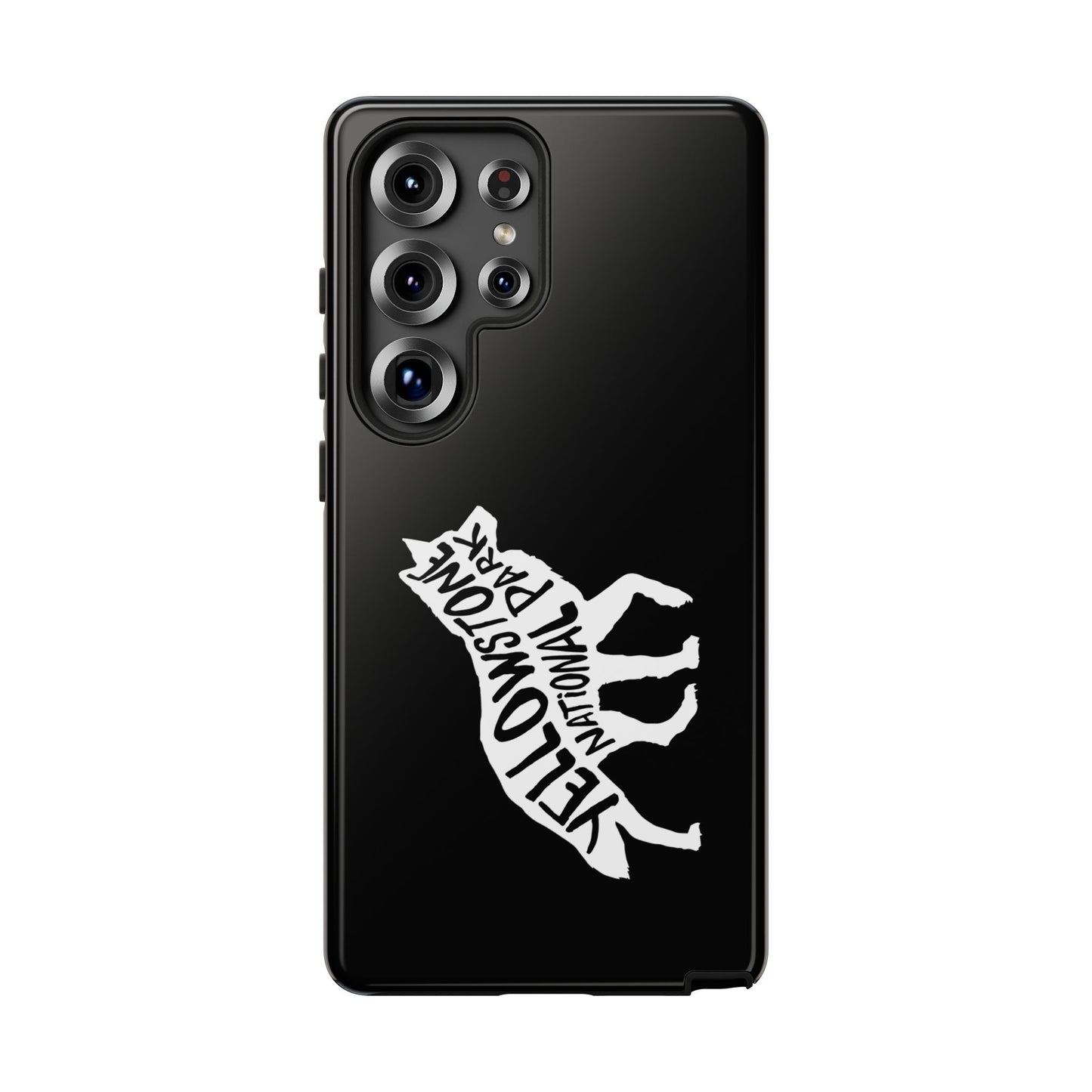 Yellowstone National Park Phone Case - Wolf Design
