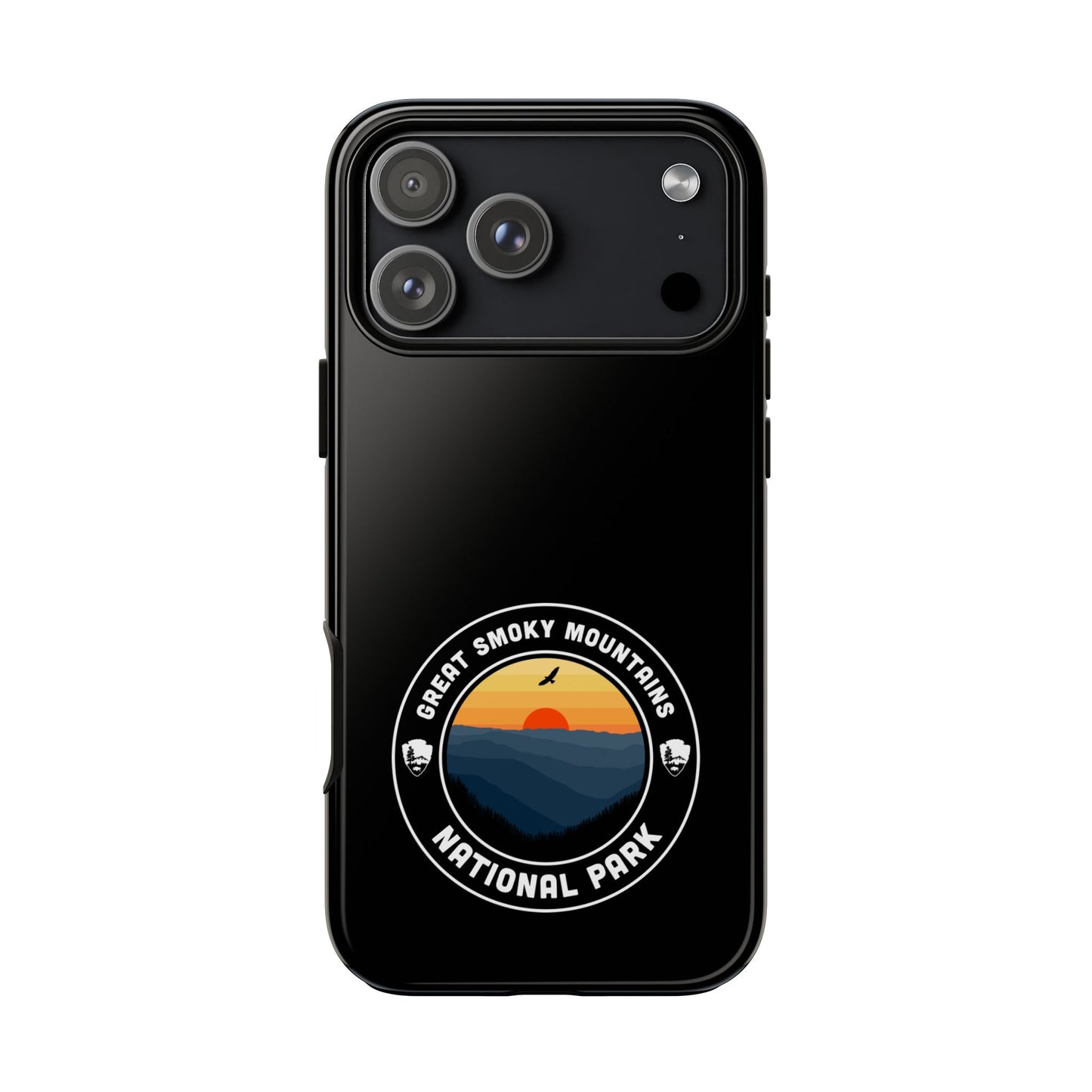 Great Smoky Mountains National Park Phone Case - Round Emblem Design