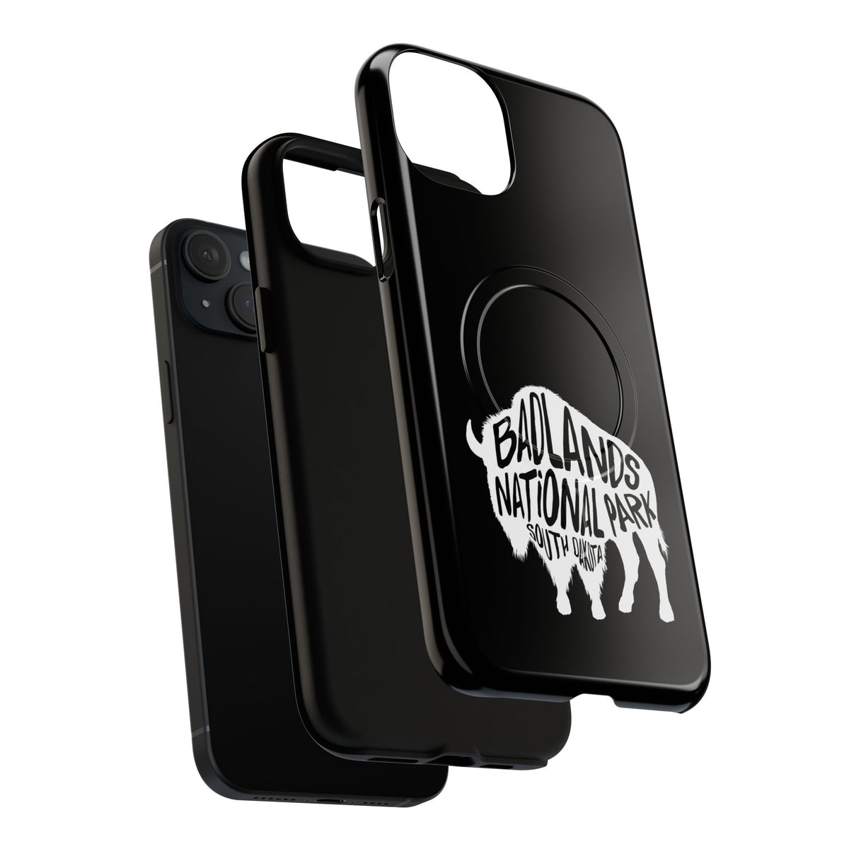 Badlands National Park iPhone Case with MagSafe - Bison Design