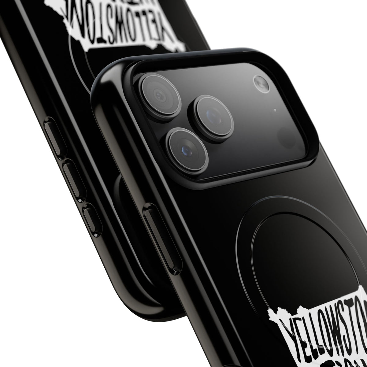 Yellowstone National Park iPhone Case with MagSafe - Map Design