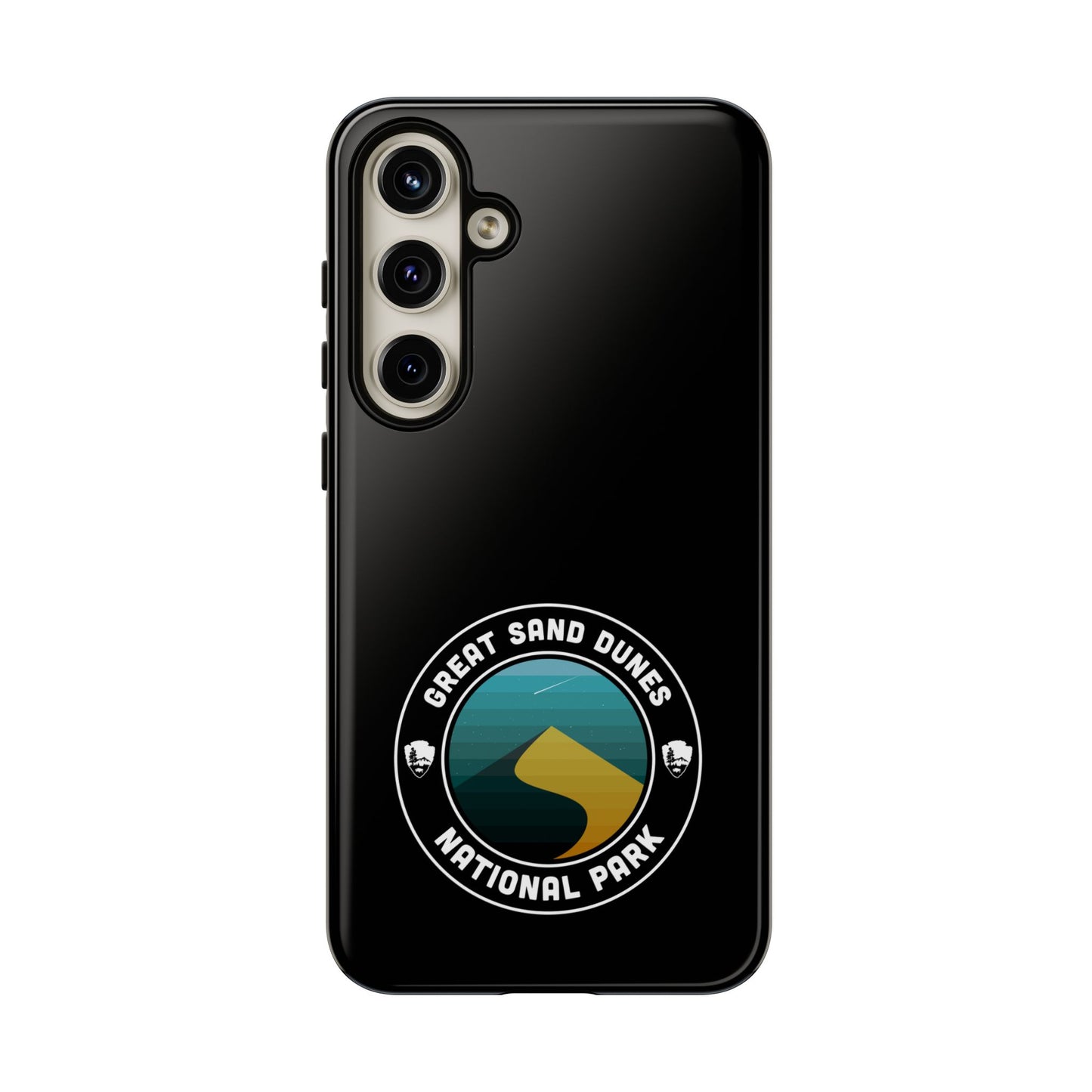 Great Sand Dunes National Park Phone Case - Round Emblem Design