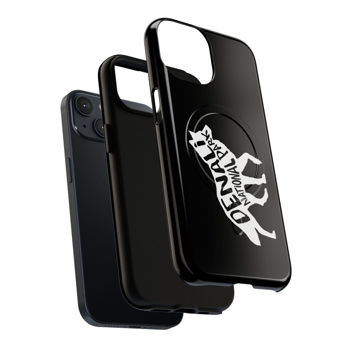 Denali National Park iPhone Case with MagSafe - Wolf Design