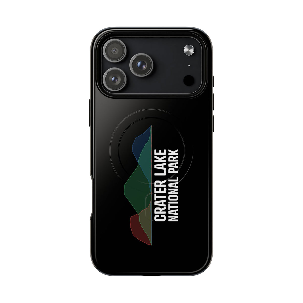 Crater Lake National Park iPhone Case with MagSafe - Histogram Design