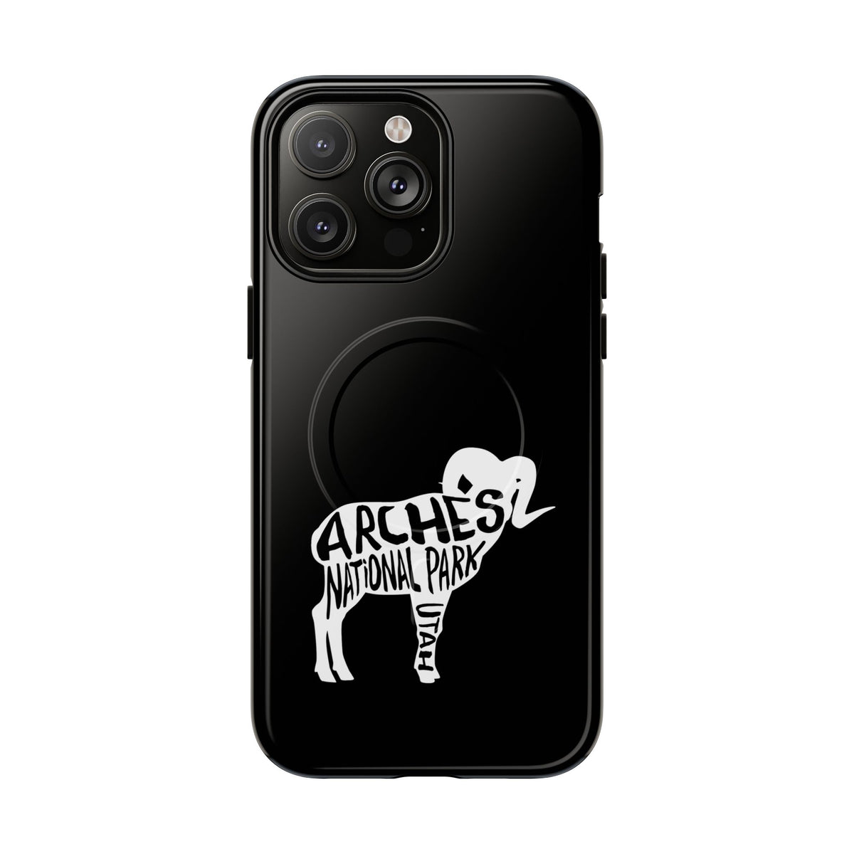Arches National Park iPhone Case with MagSafe - Bighorn Sheep Design