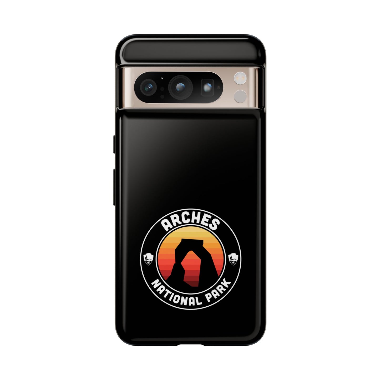 Arches National Park Phone Case - Round Emblem Design