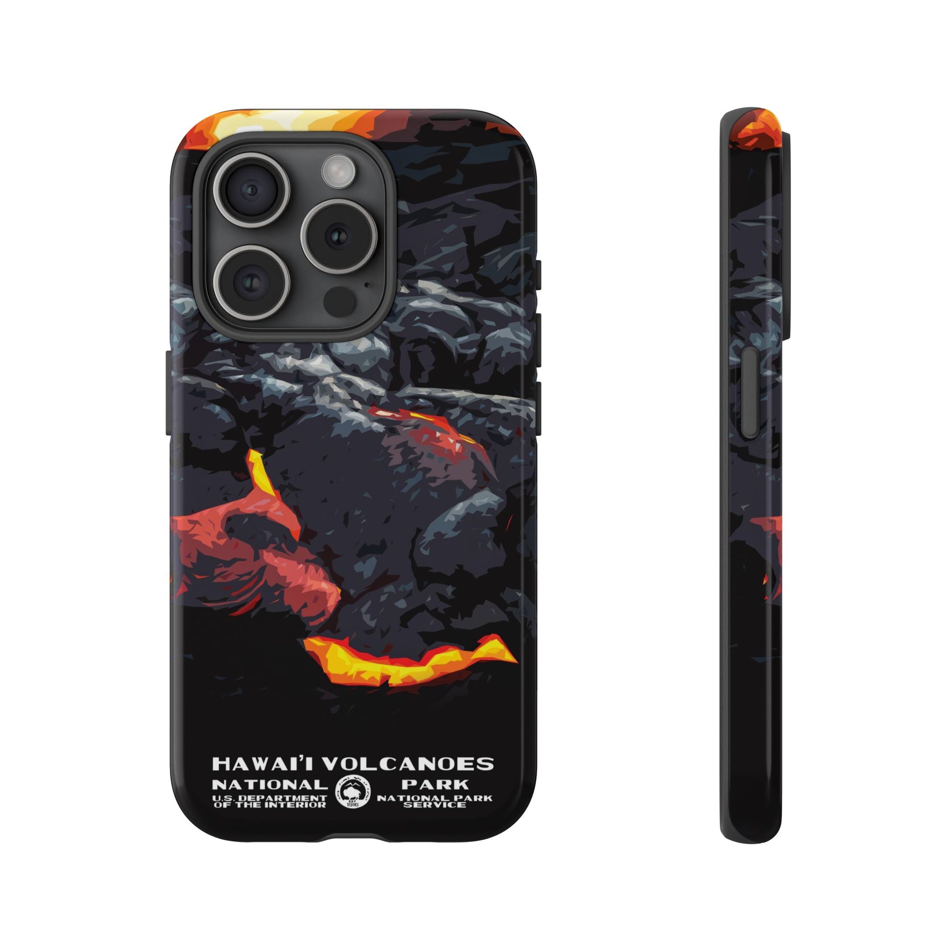 Hawai'i Volcanoes National Park phone case close-up view (view 16)