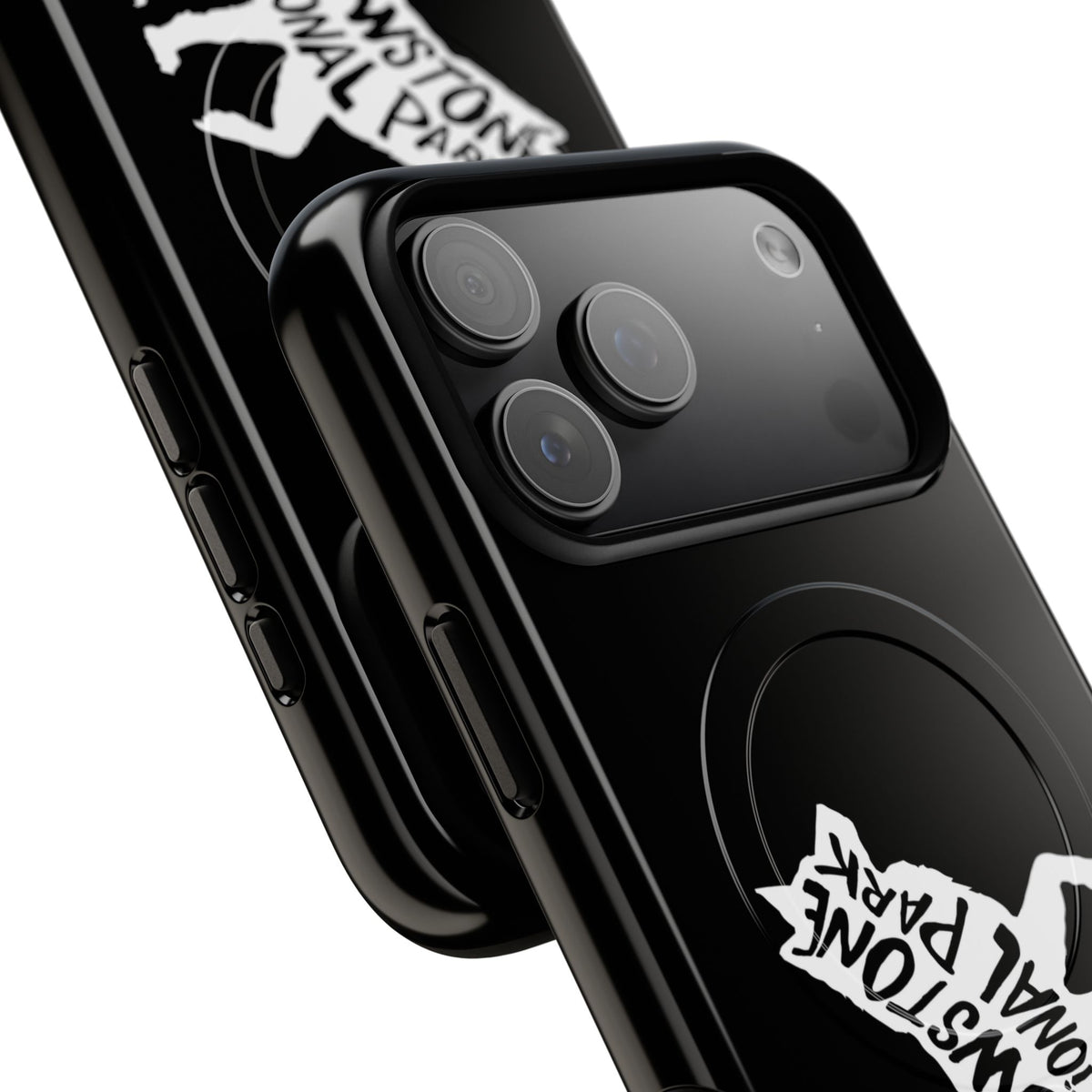 Yellowstone National Park iPhone Case with MagSafe - Wolf Design