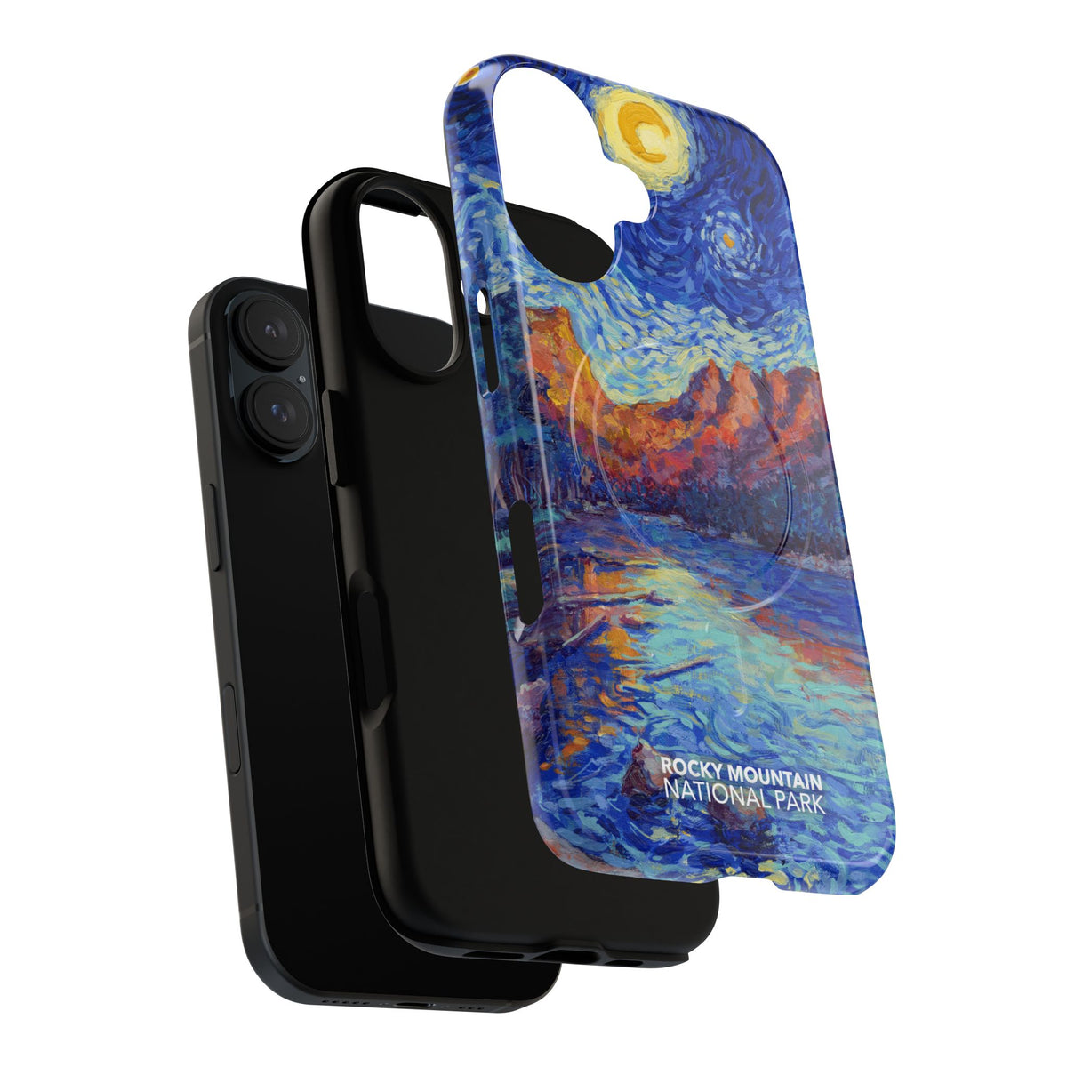 Rocky Mountain National Park iPhone Case with MagSafe - Starry Night