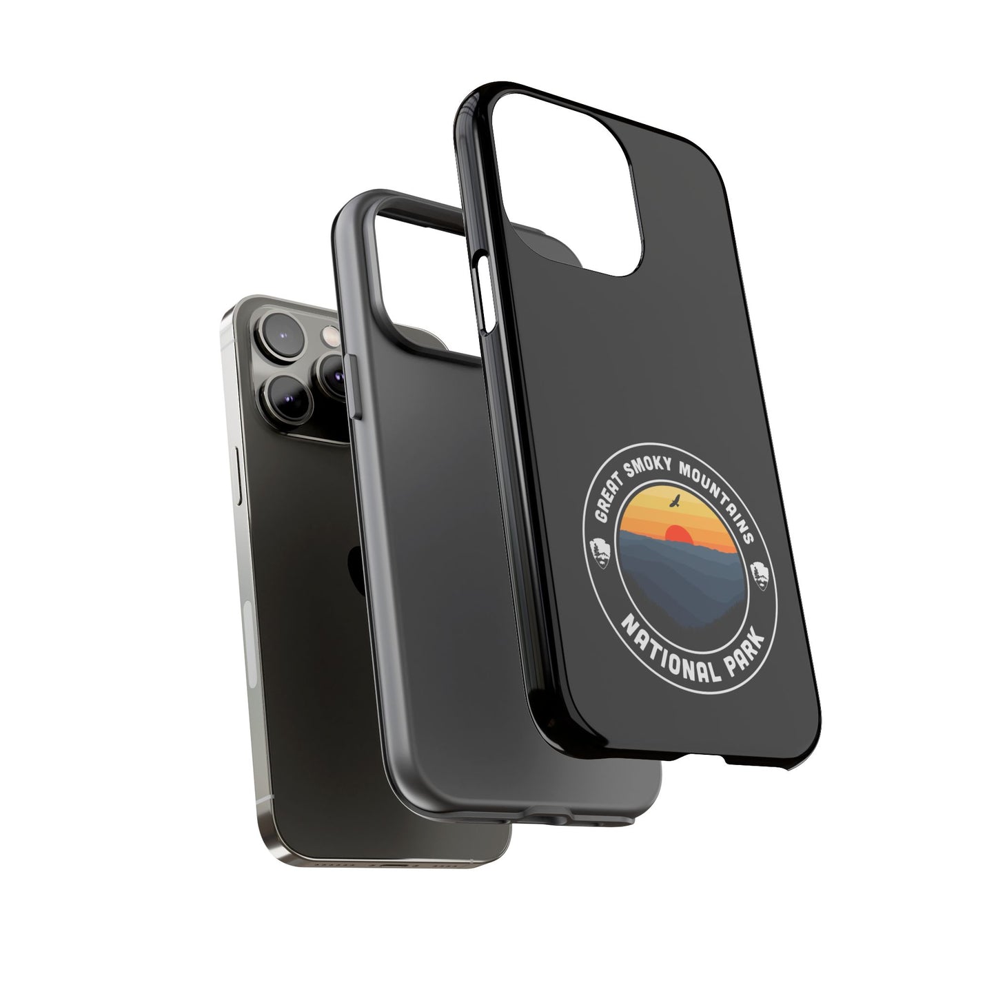 Great Smoky Mountains National Park Phone Case - Round Emblem Design