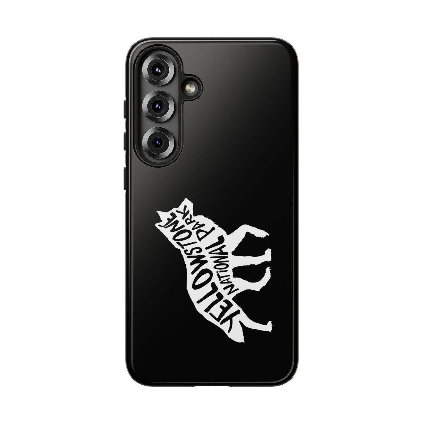 Yellowstone National Park Phone Case - Wolf Design
