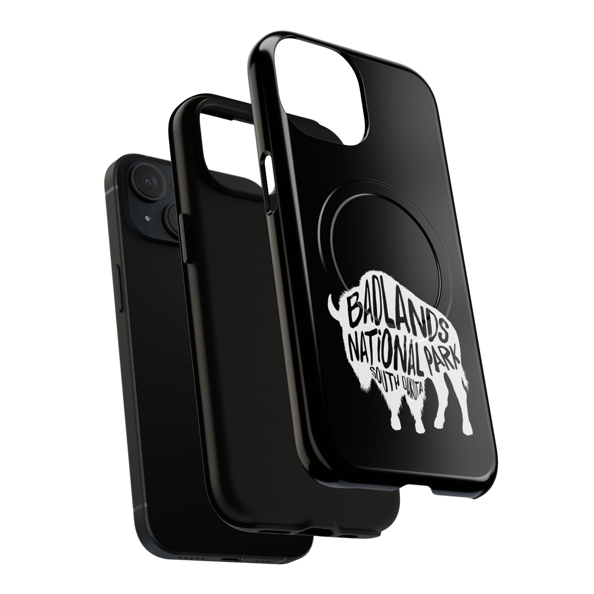 Badlands National Park iPhone Case with MagSafe - Bison Design