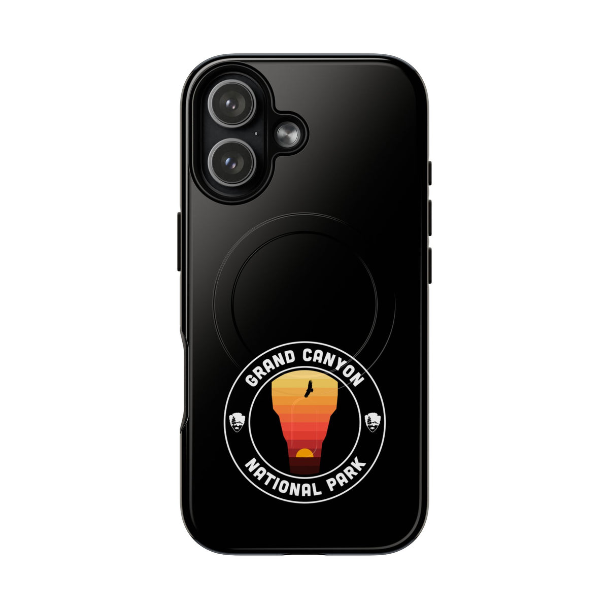 Grand Canyon National Park iPhone Case with MagSafe - Round Emblem Design