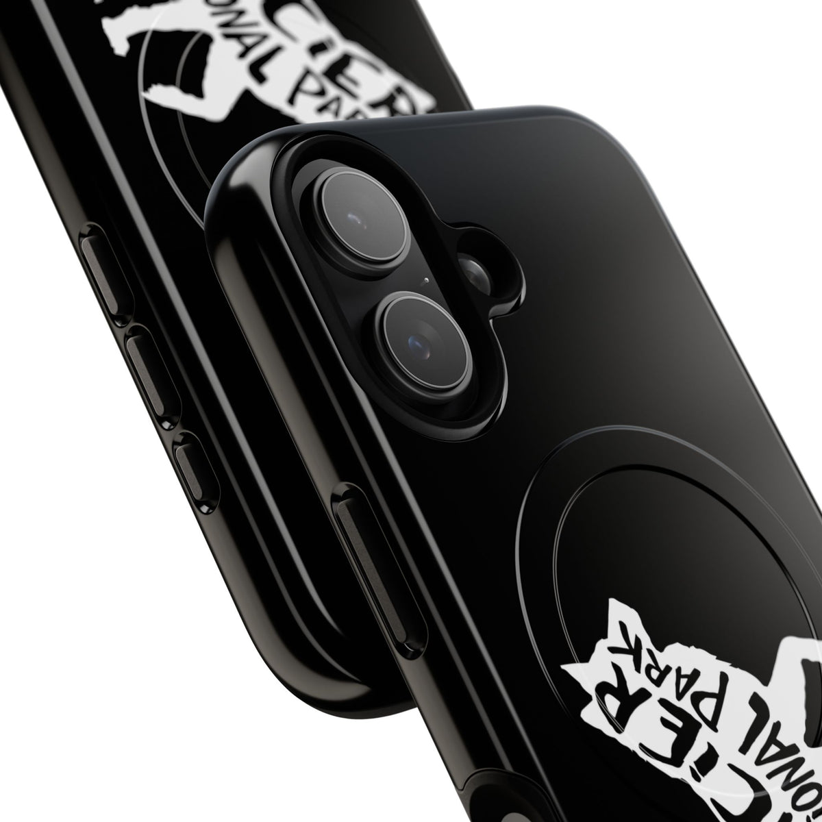 Glacier National Park iPhone Case with MagSafe - Wolf Design