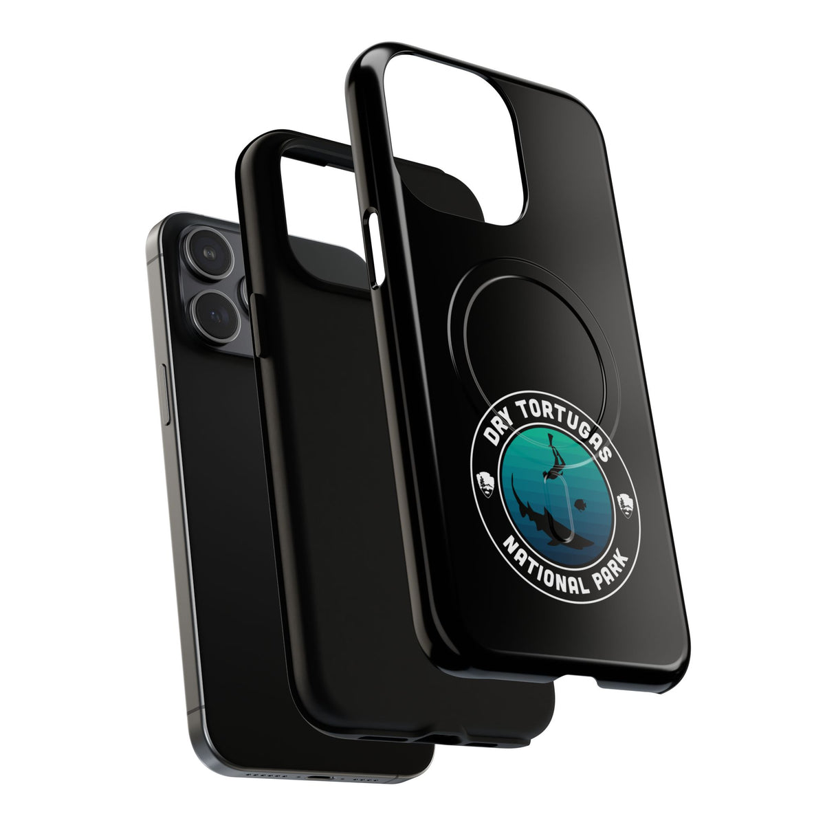 Dry Tortugas National Park iPhone Case with MagSafe - Round Emblem Design