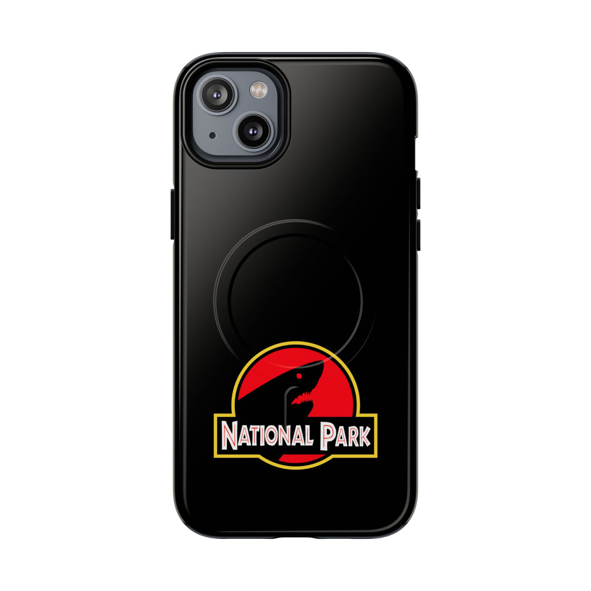 Shark National Park iPhone Case with MagSafe - Parody Logo