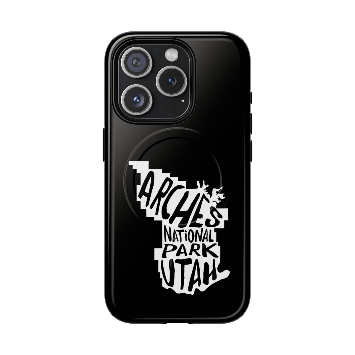 Arches National Park iPhone Case with MagSafe - Map Design