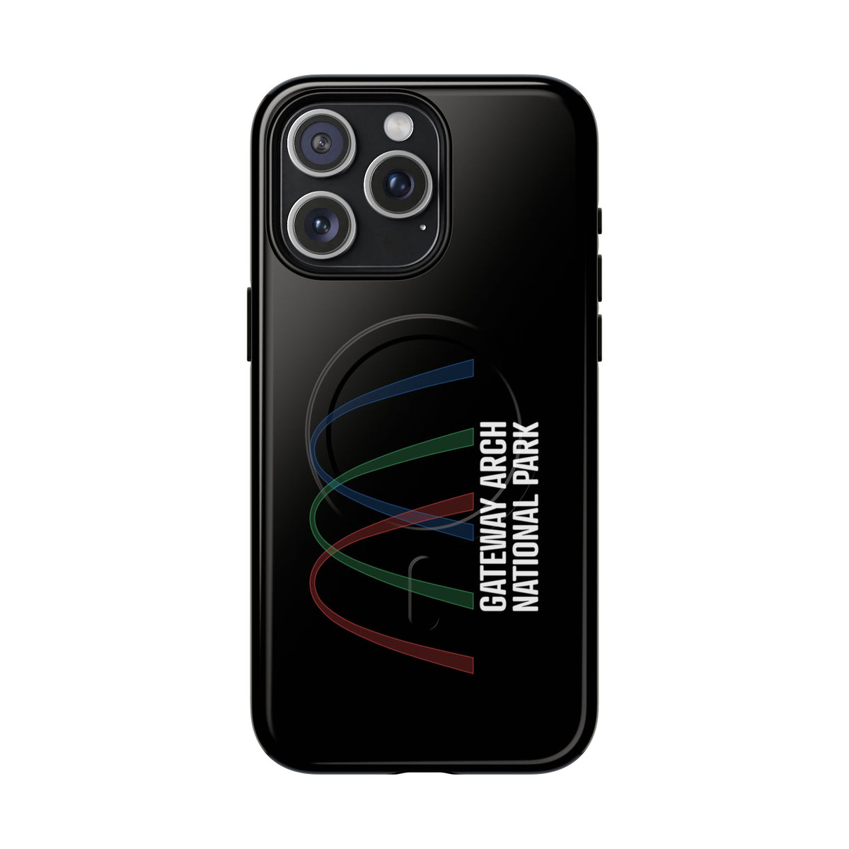 Gateway Arch National Park iPhone Case with MagSafe - Histogram Design
