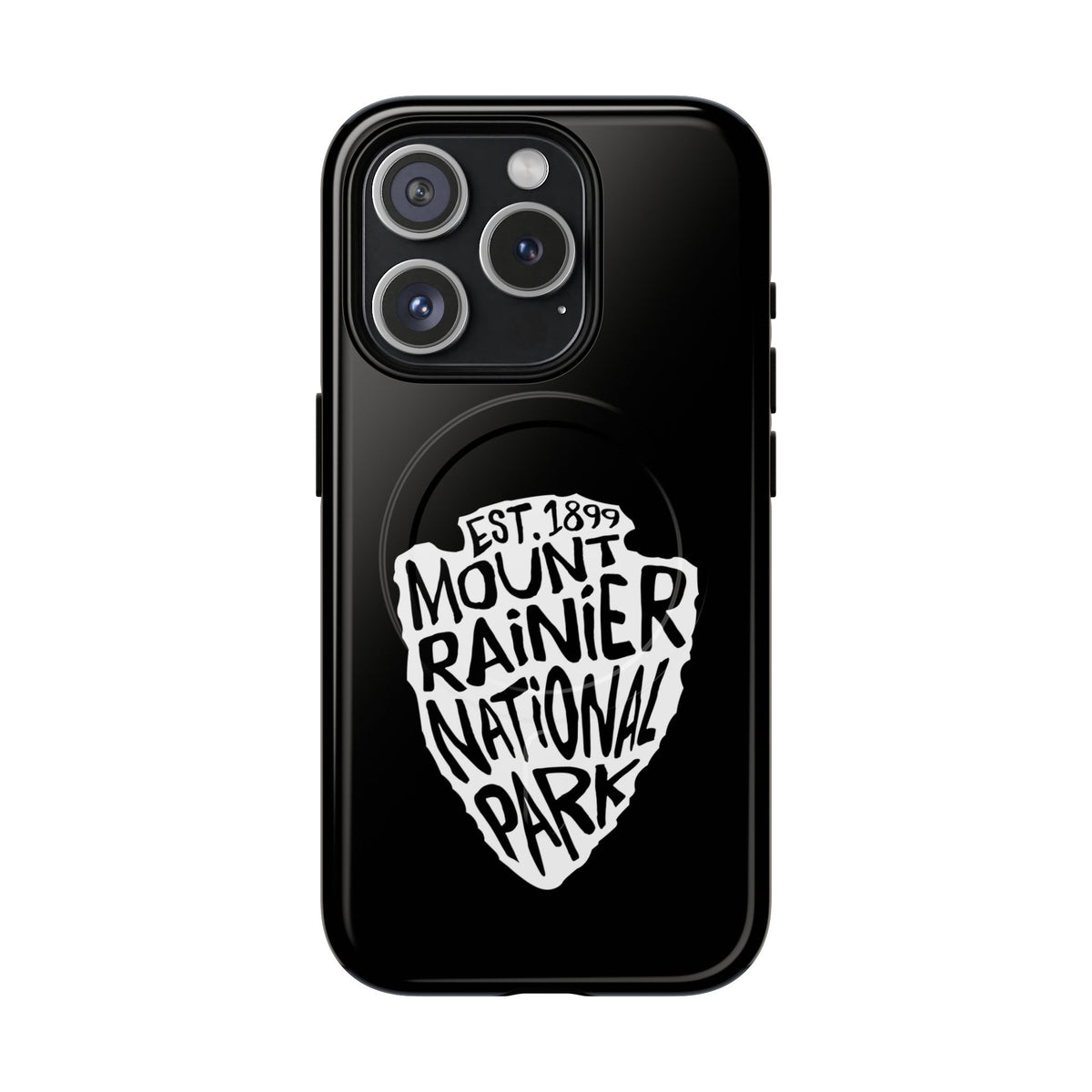 Mount Rainier National Park iPhone Case with MagSafe - Arrowhead Design