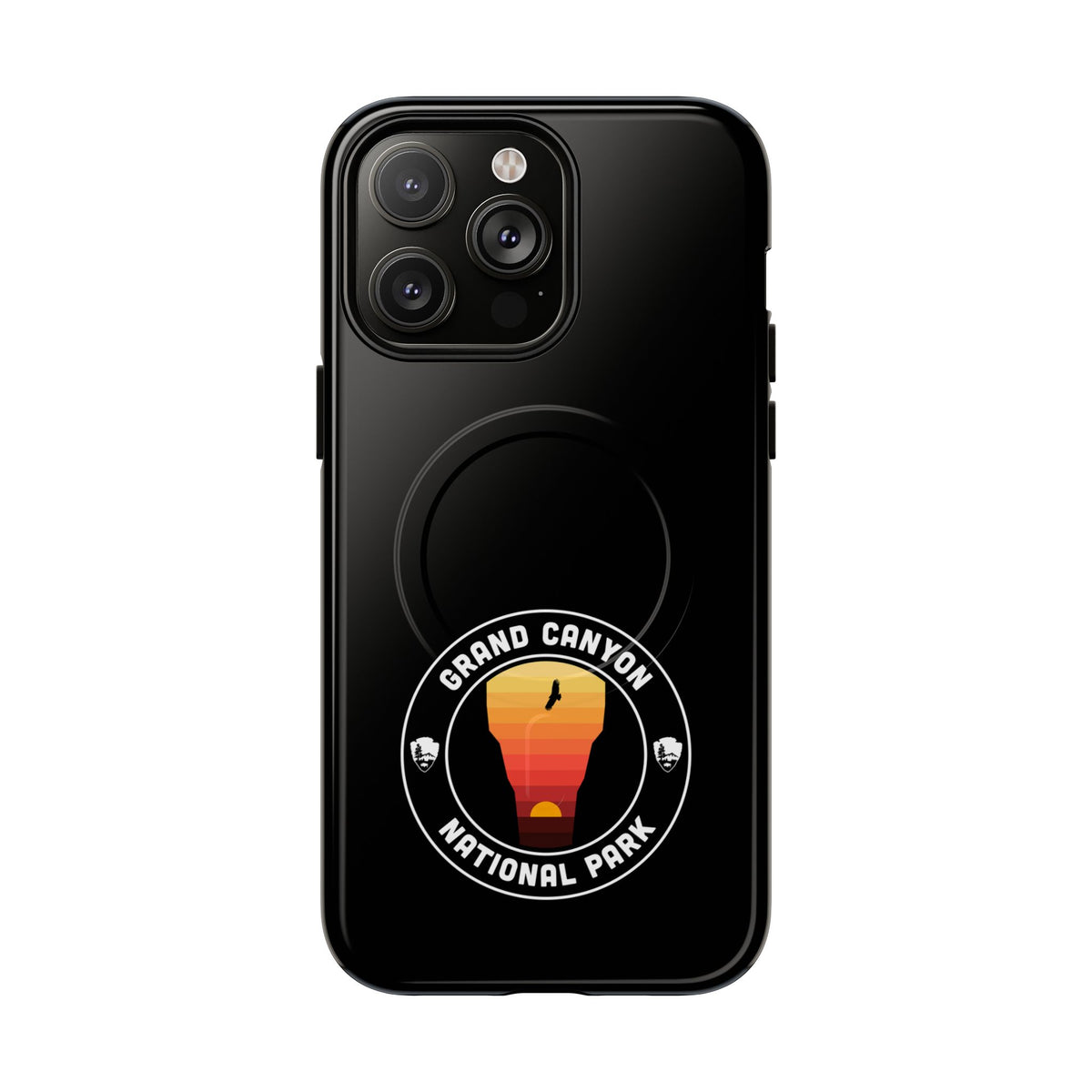 Grand Canyon National Park iPhone Case with MagSafe - Round Emblem Design